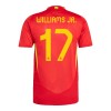 Maillot de Supporter Espagne Williams JR 17 Domicile Euro 2024 Pour Enfant